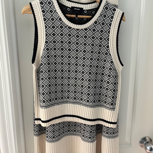 ME+EM Merino Jacquard vest and skirt set - Picture 3 of 9